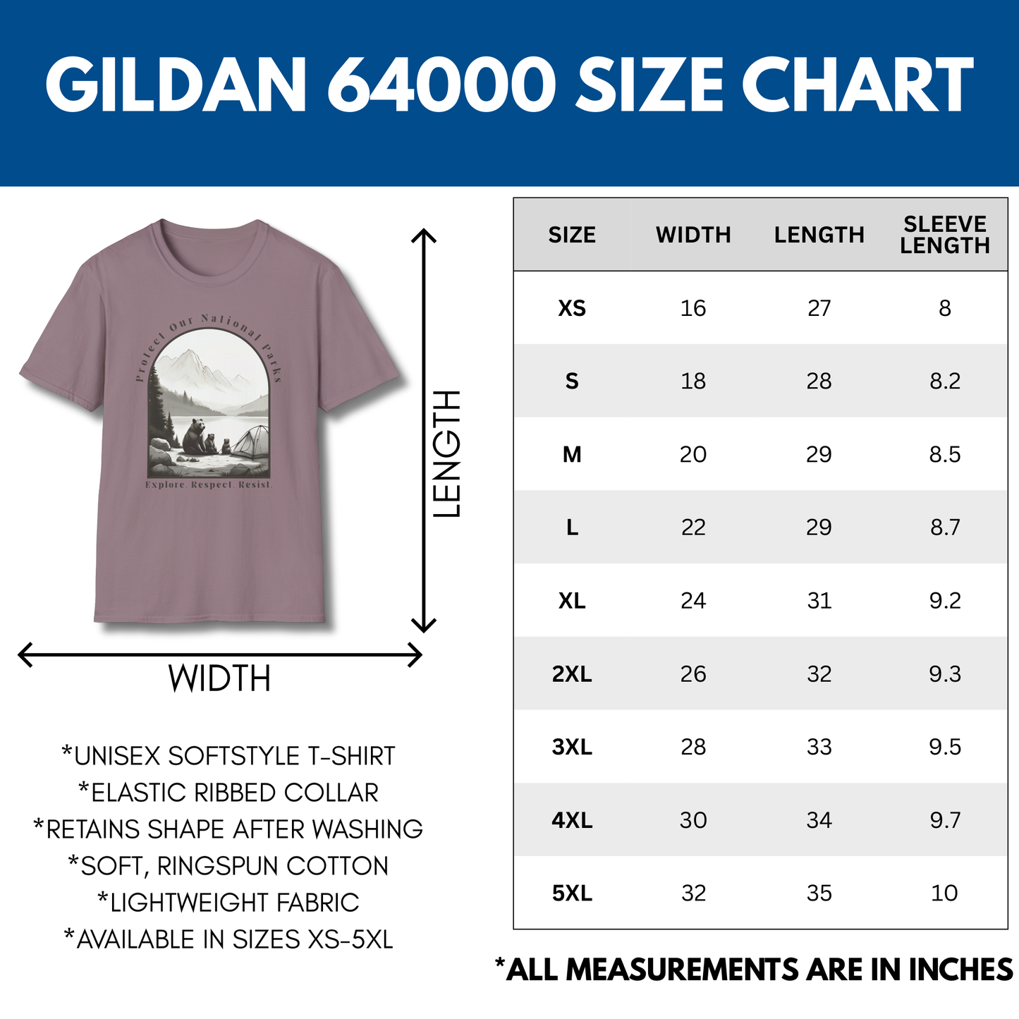 Protect Our National Parks Tee | Activism T-Shirt, Unisex Soft Style Top (6 Colors)