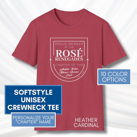 Personalized Antifa Wine Moms Social Club T-Shirt | Political Humor Tee, Activist Mom Gang