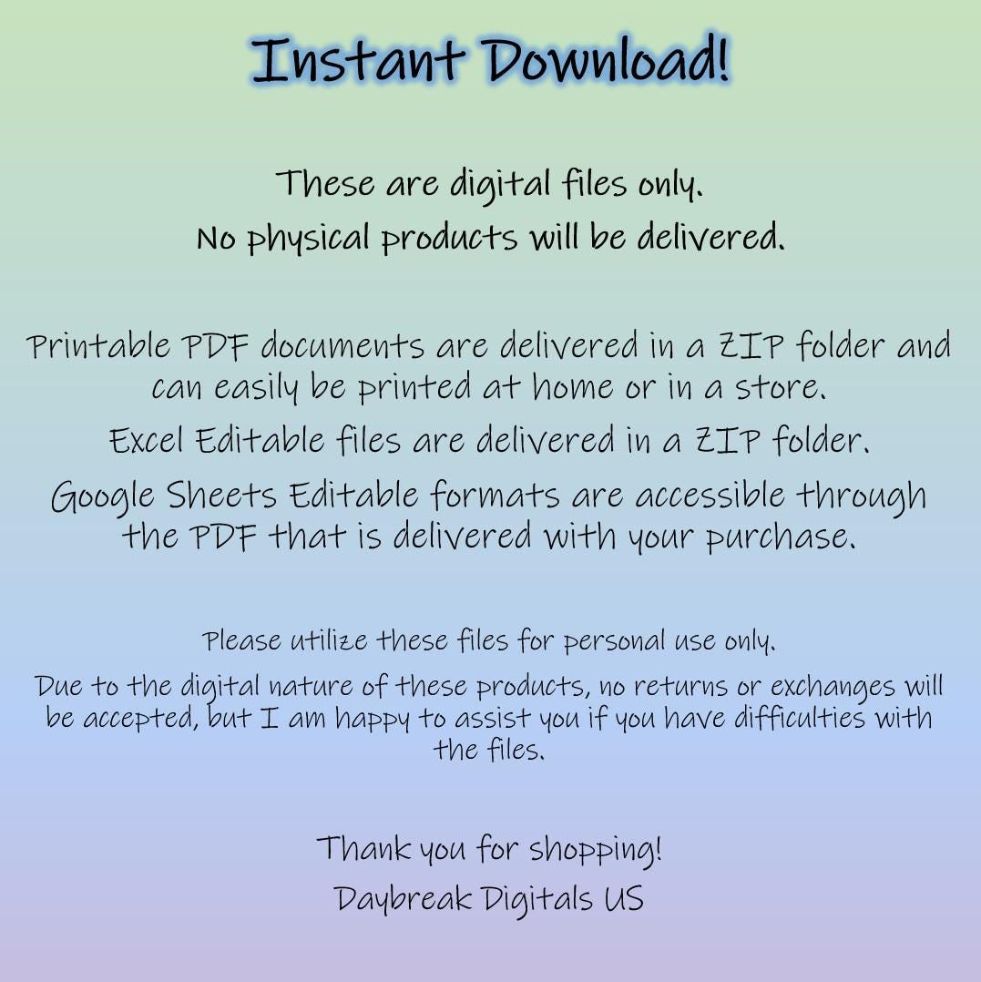 Craft Fair Sales Tracker + Inventory Spreadsheet (Excel, PDF, Google Sheets) + Bonus Price Calculator