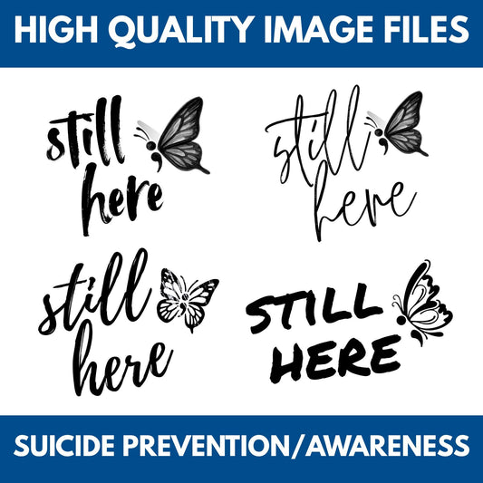 Semi-Colon Clipart Bundle | Suicide Prevention & Mental Health Awareness (Digital Download, SVG, PNG, JPG)