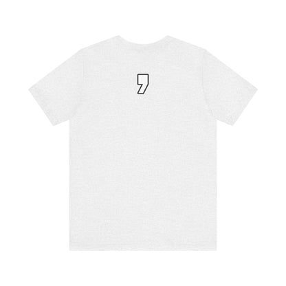 Oxford Comma Unisex Crewneck T-Shirt | Literary Apparel, English Language Tee