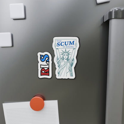The Scum Is Rising Statue of Liberty RLS Magnet Set | Die-Cut Vinyl Car Magnets