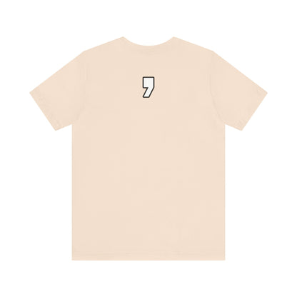 Oxford Comma Unisex Crewneck T-Shirt | Literary Apparel, English Language Tee