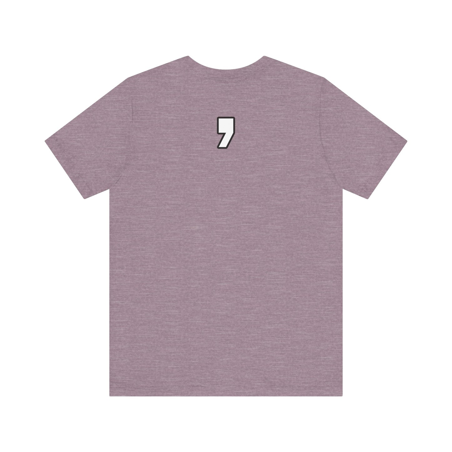 Oxford Comma Unisex Crewneck T-Shirt | Literary Apparel, English Language Tee