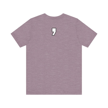 Oxford Comma Unisex Crewneck T-Shirt | Literary Apparel, English Language Tee
