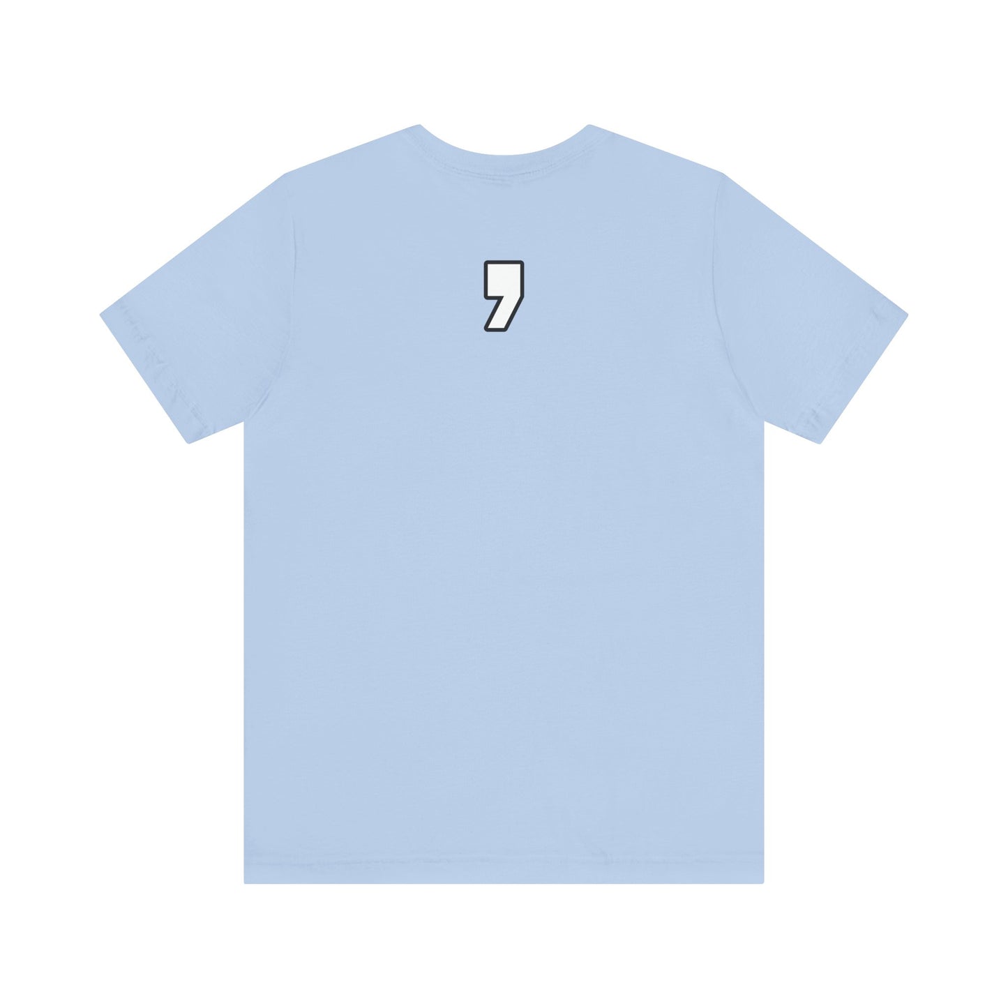 Oxford Comma Unisex Crewneck T-Shirt | Literary Apparel, English Language Tee