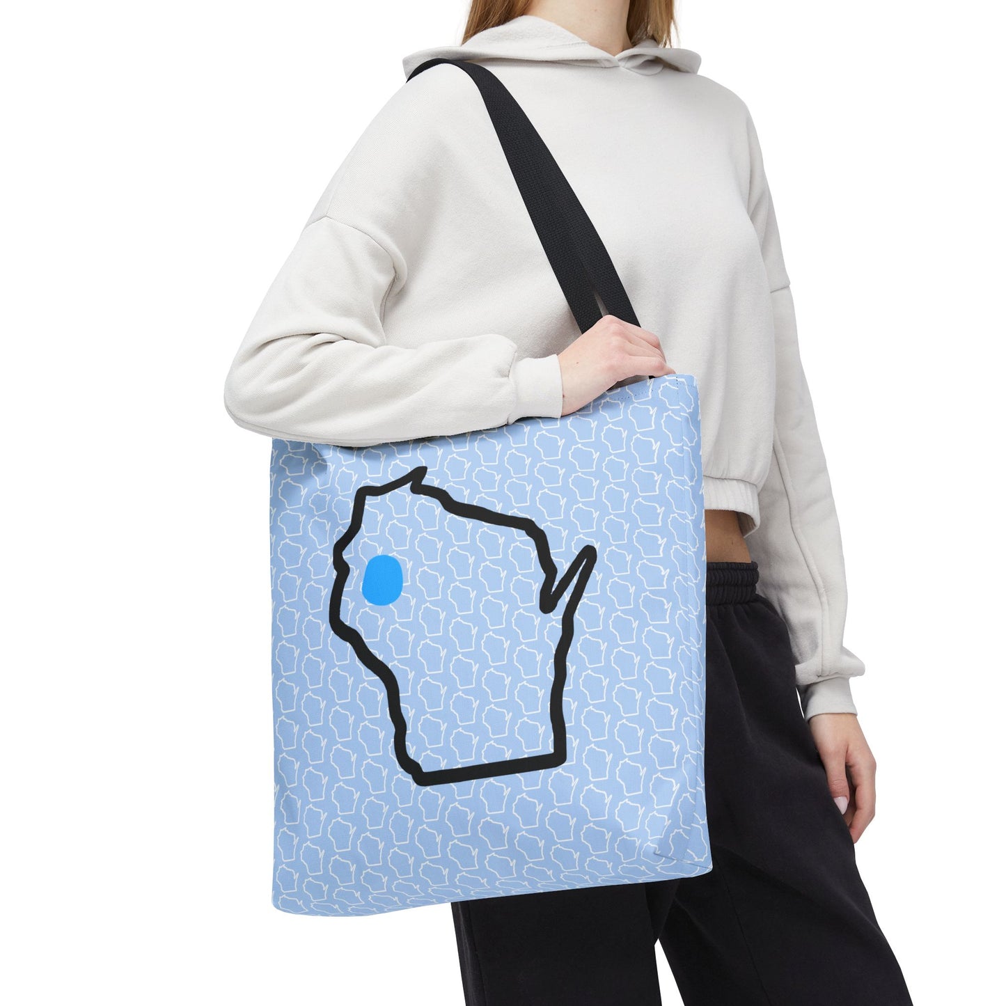 Blue Dot Red State Personalized Tote | Custom Zip Code Democratic Reusable Bag