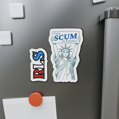 The Scum Is Rising Statue of Liberty RLS Magnet Set | Die-Cut Vinyl Car Magnets