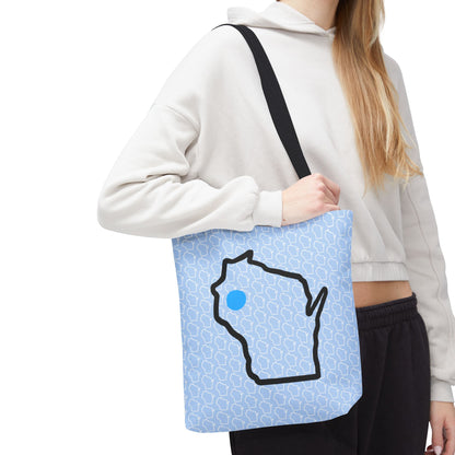 Blue Dot Red State Personalized Tote | Custom Zip Code Democratic Reusable Bag