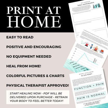 Chronic Pain Recovery Workbook | Heal Your Pain from Home (Digital Download)
