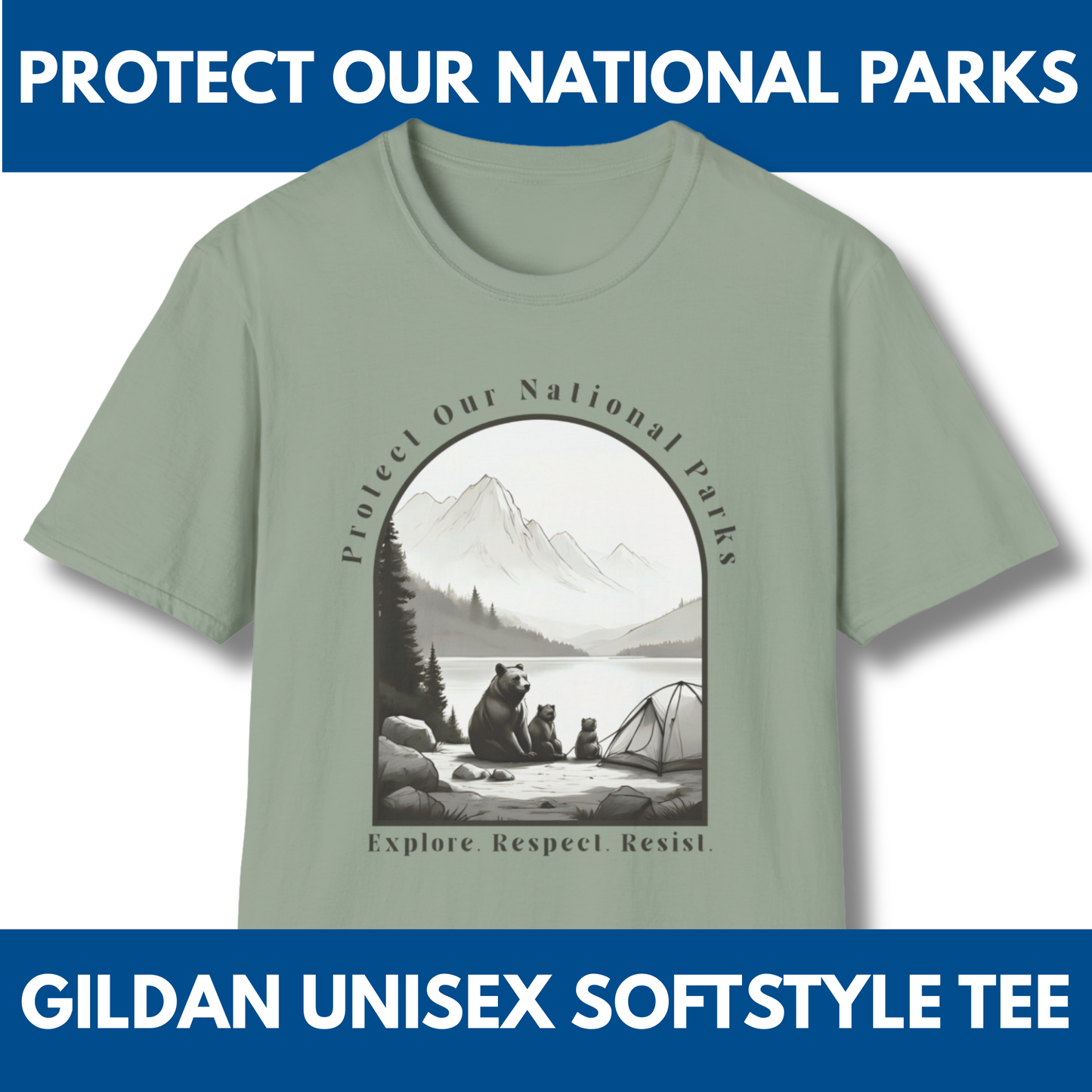 Protect Our National Parks Tee | Activism T-Shirt, Unisex Soft Style Top (6 Colors)