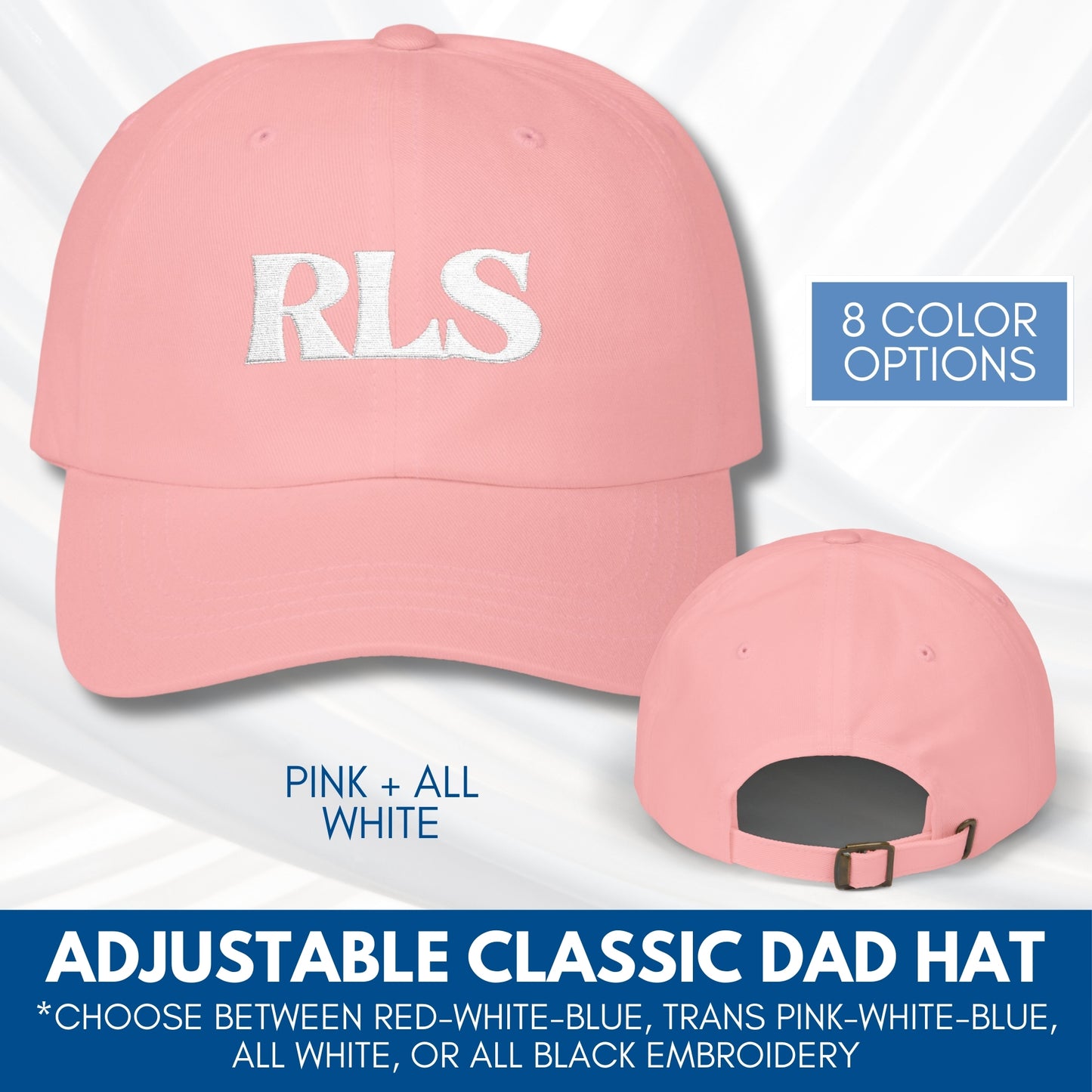 RLS Tricolor Embroidered Classic Dad Cap | Radical Left Scum Progressive Leftist Baseball Hat