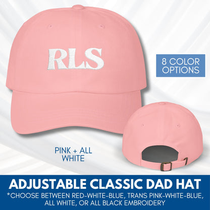 RLS Tricolor Embroidered Classic Dad Cap | Radical Left Scum Progressive Leftist Baseball Hat