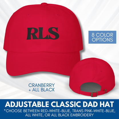 RLS Tricolor Embroidered Classic Dad Cap | Radical Left Scum Progressive Leftist Baseball Hat