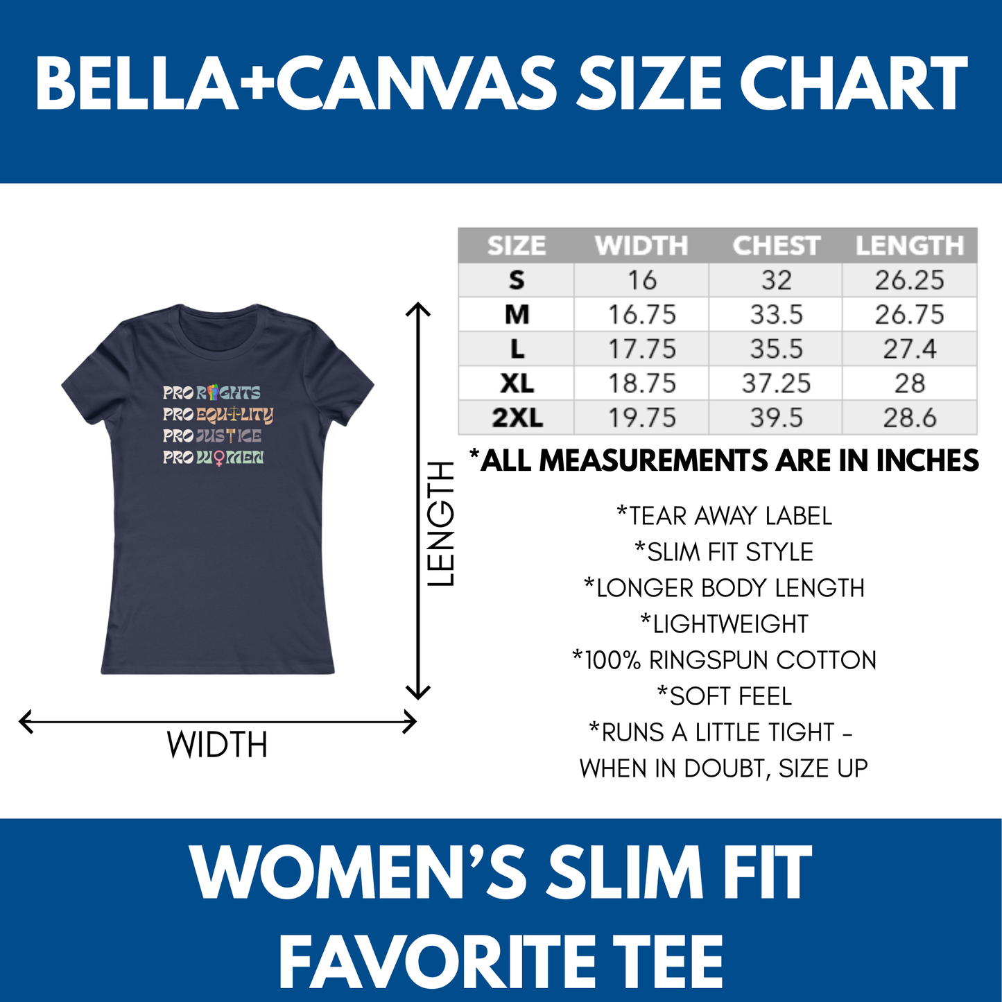 Pro Rights Democratic Activist Ladies T-Shirt | Feminist Slim Fit Tee, Equality Women's Top