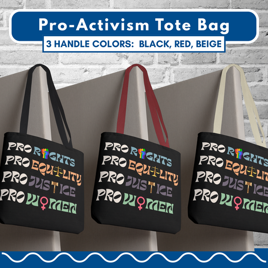 Activism Tote Bag | Racial Equality, Social Justice, LGBTQ+ Rights, Women's Rights