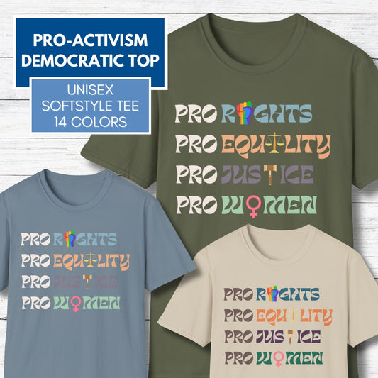 Unisex Political Activism Statement T-Shirt| Softstyle Equality Top