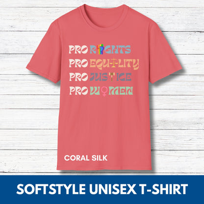 Unisex Political Activism Statement T-Shirt| Softstyle Equality Top