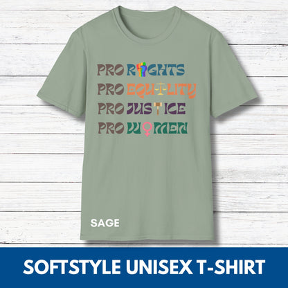 Unisex Political Activism Statement T-Shirt| Softstyle Equality Top