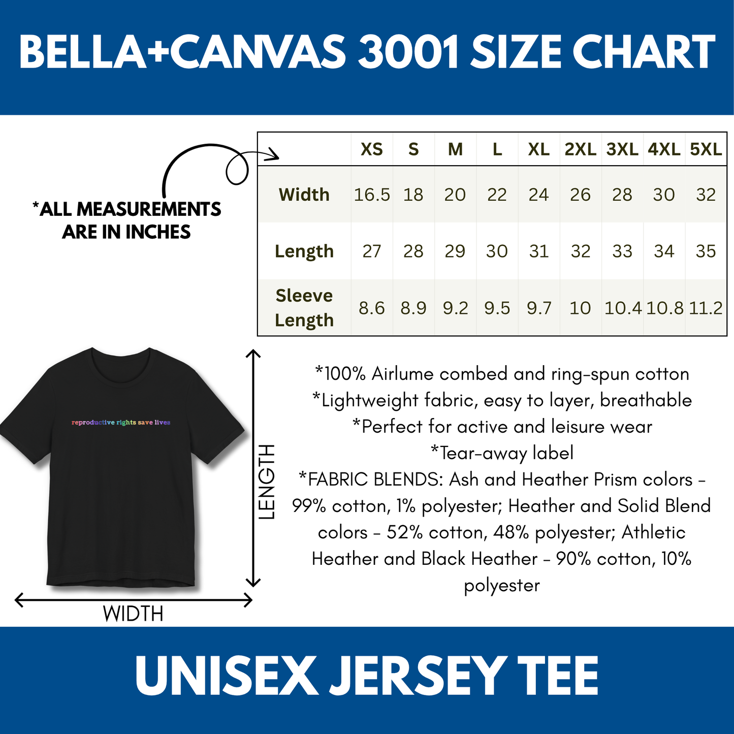 Reproductive RIghts Save Lives Unisex Jersey T-Shirt | Feminist Protest Tee, Democratic Activist Top (3 Colors)