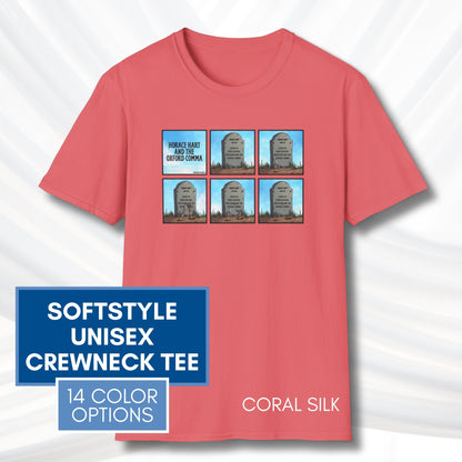 Oxford Comma Funny Grammar T-Shirt | Gildan Unisex Softstyle Short Sleeve Tee