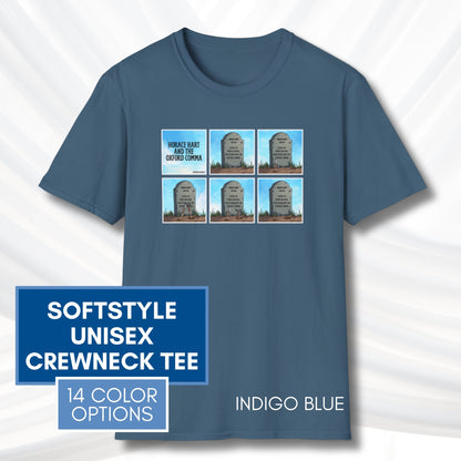 Oxford Comma Funny Grammar T-Shirt | Gildan Unisex Softstyle Short Sleeve Tee