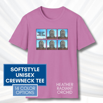 Oxford Comma Funny Grammar T-Shirt | Gildan Unisex Softstyle Short Sleeve Tee