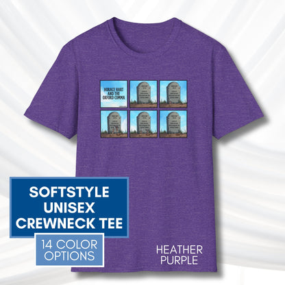 Oxford Comma Funny Grammar T-Shirt | Gildan Unisex Softstyle Short Sleeve Tee