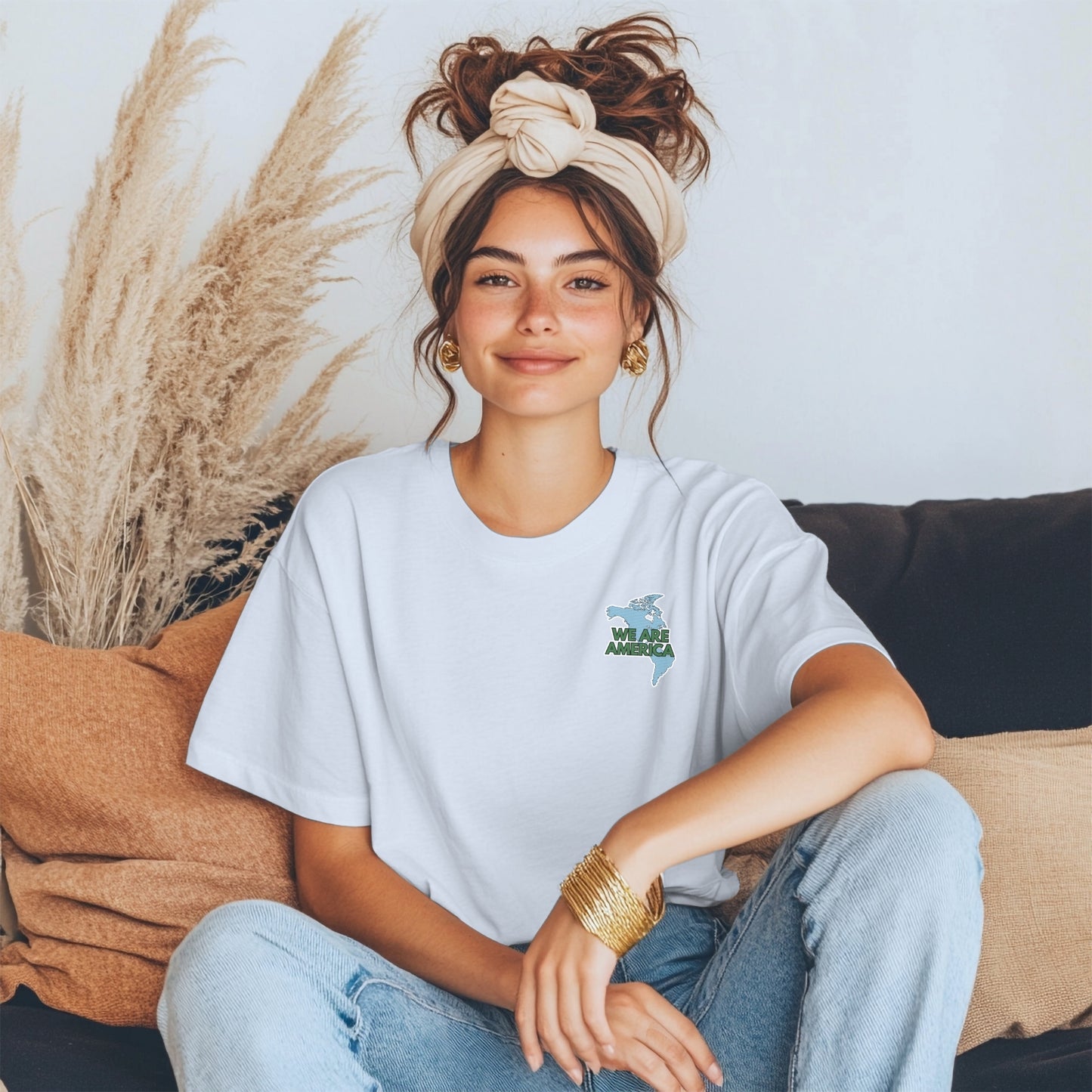 Together We Are America Unisex Short Sleeve T-Shirt | World Unity Graphic Tee