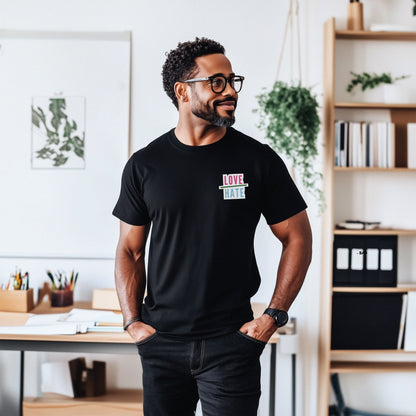 Love Over Hate Graphic Tee | “The Only Thing More Powerful Than Hate Is Love” T-Shirt