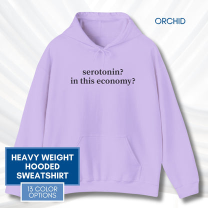 Serotonin Funny Mental Health Humor Hoodie | Unisex Hooded Sweatshirt