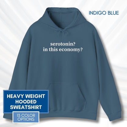 Serotonin Funny Mental Health Humor Hoodie | Unisex Hooded Sweatshirt