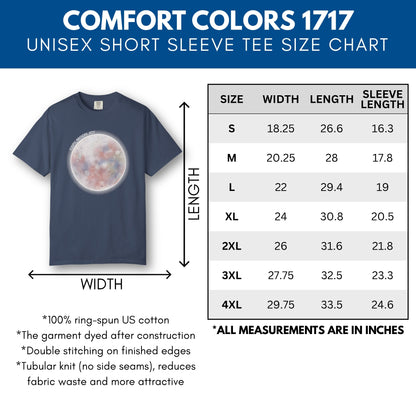 Copy Moon Joy, Artemis II Inspired Unisex Graphic Tee | Hand Drawn Illustration T-Shirt (Comfort Colors)