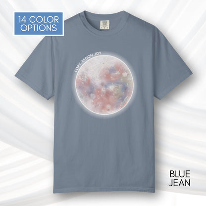Copy Moon Joy, Artemis II Inspired Unisex Graphic Tee | Hand Drawn Illustration T-Shirt (Comfort Colors)