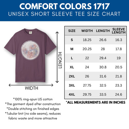 Amaze Moon, Artemis II Inspired Unisex Graphic Tee | Hand Drawn Illustration T-Shirt (Comfort Colors)