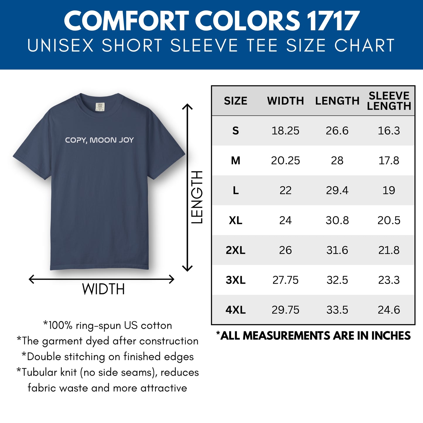 Copy Moon Joy, Artemis II Inspired Unisex Graphic Tee | Space Lover T-Shirt (Comfort Colors)