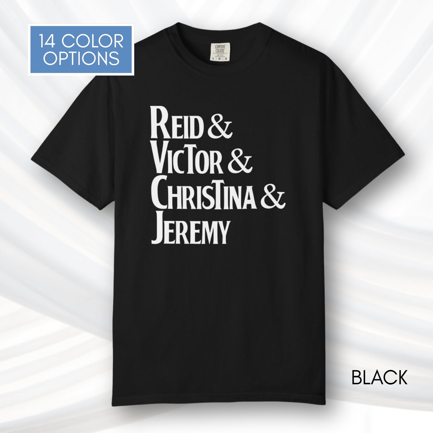 Artemis II Crew, NASA Inspired Unisex Graphic Tee | Space Lover T-Shirt (Comfort Colors)