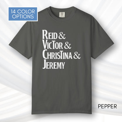 Artemis II Crew, NASA Inspired Unisex Graphic Tee | Space Lover T-Shirt (Comfort Colors)