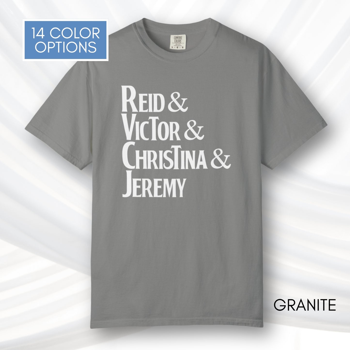 Artemis II Crew, NASA Inspired Unisex Graphic Tee | Space Lover T-Shirt (Comfort Colors)