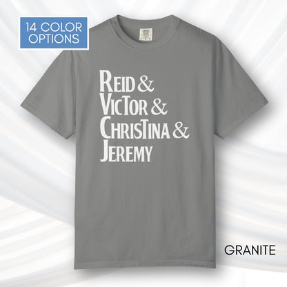 Artemis II Crew, NASA Inspired Unisex Graphic Tee | Space Lover T-Shirt (Comfort Colors)