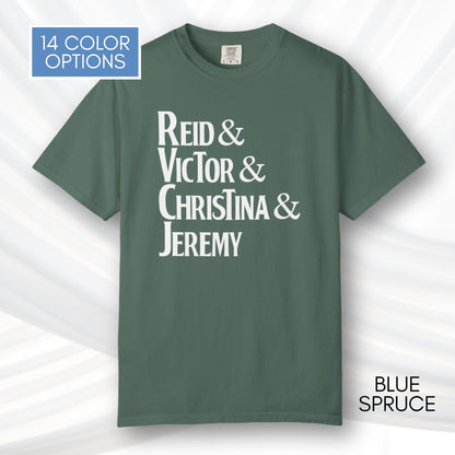 Artemis II Crew, NASA Inspired Unisex Graphic Tee | Space Lover T-Shirt (Comfort Colors)