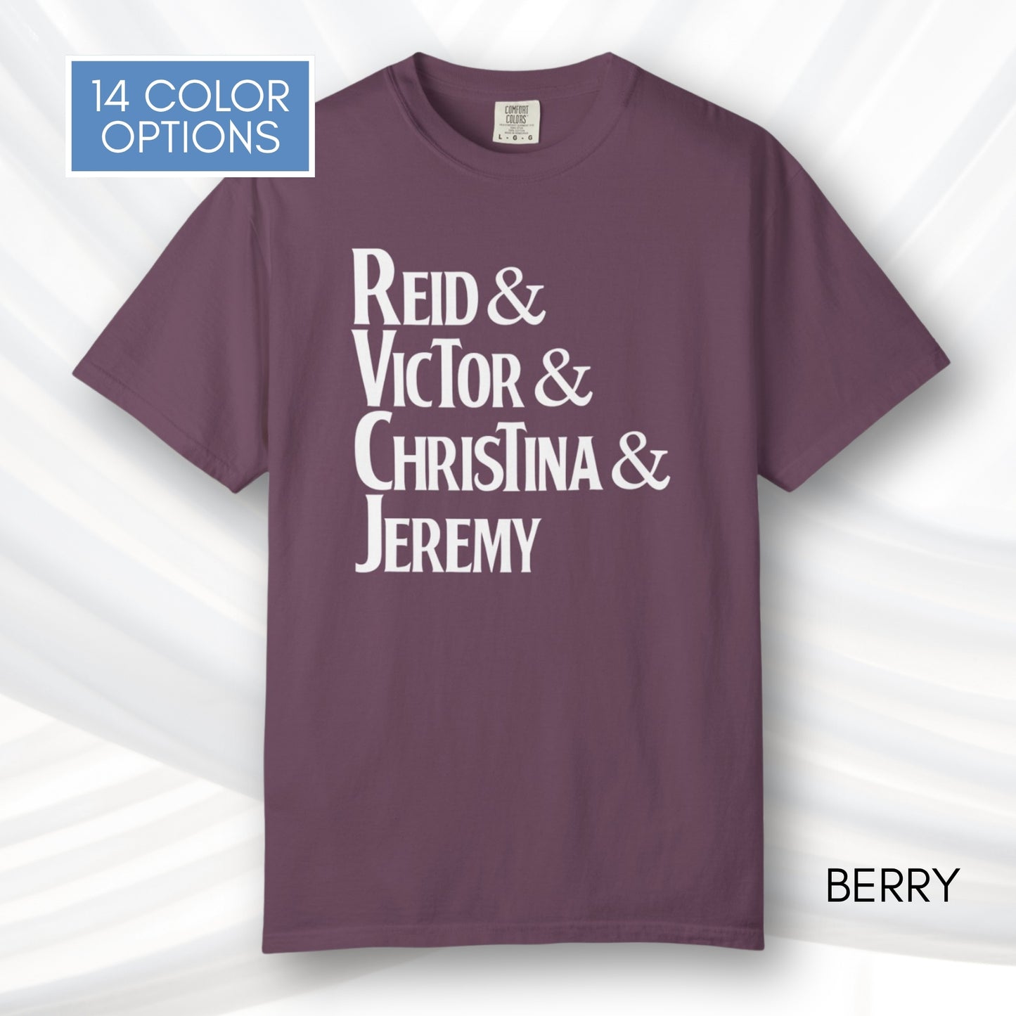 Artemis II Crew, NASA Inspired Unisex Graphic Tee | Space Lover T-Shirt (Comfort Colors)