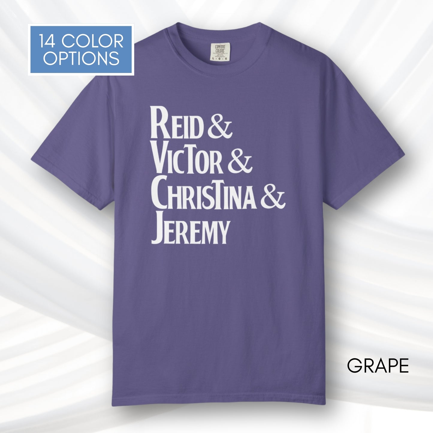 Artemis II Crew, NASA Inspired Unisex Graphic Tee | Space Lover T-Shirt (Comfort Colors)