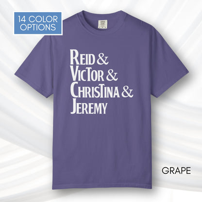 Artemis II Crew, NASA Inspired Unisex Graphic Tee | Space Lover T-Shirt (Comfort Colors)