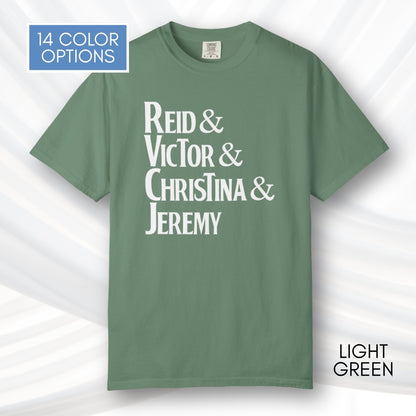 Artemis II Crew, NASA Inspired Unisex Graphic Tee | Space Lover T-Shirt (Comfort Colors)