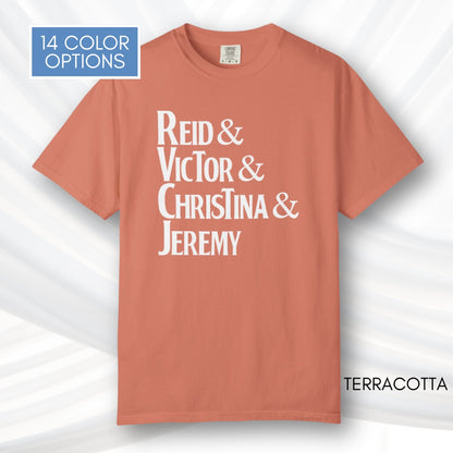 Artemis II Crew, NASA Inspired Unisex Graphic Tee | Space Lover T-Shirt (Comfort Colors)