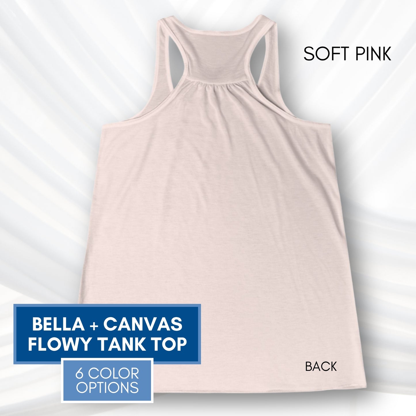 Foxglove Daisy Tulip Racerback Tank Top | Women's Flowy Summer Workout Shirt, Subtle FDT Flowers