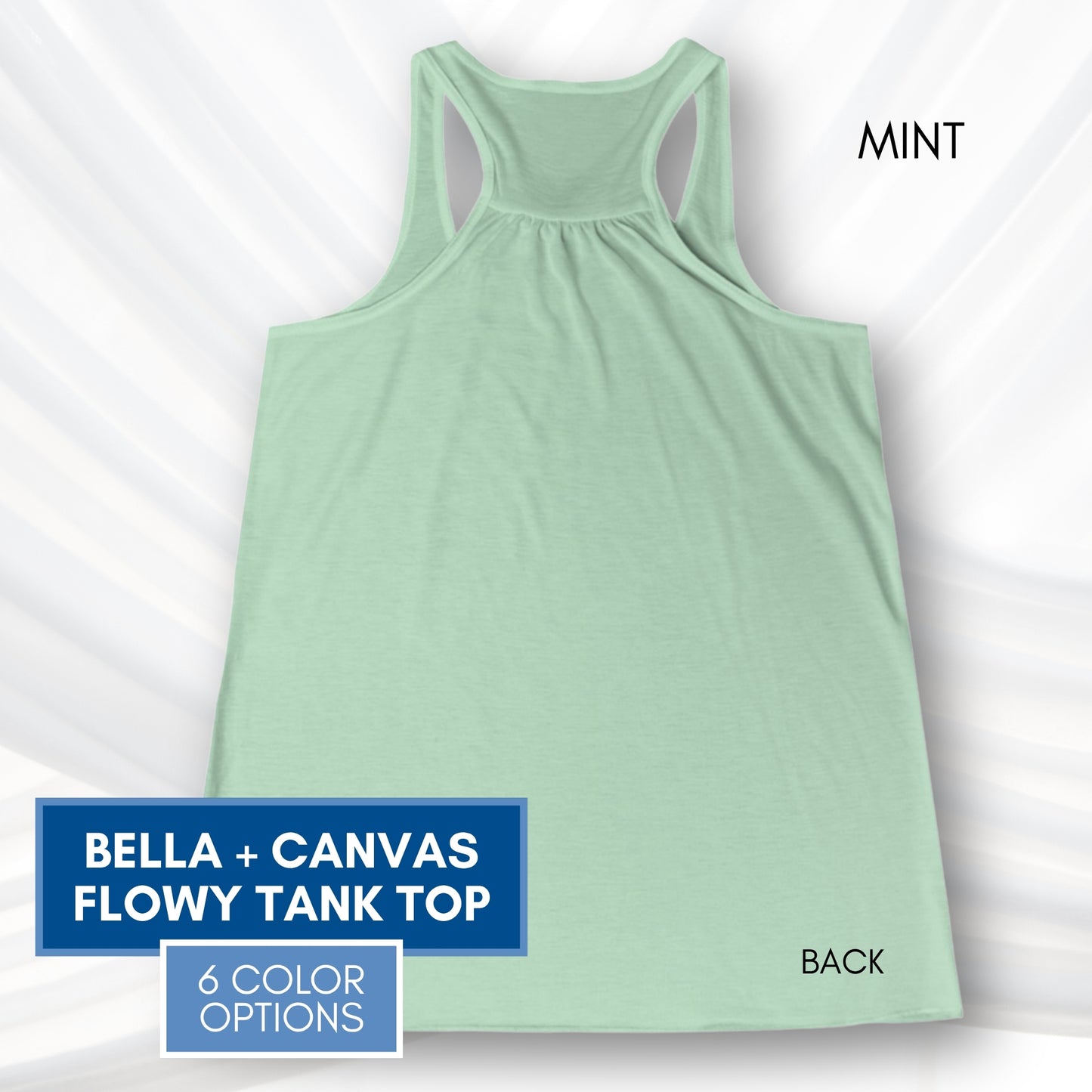 Foxglove Daisy Tulip Racerback Tank Top | Women's Flowy Summer Workout Shirt, Subtle FDT Flowers
