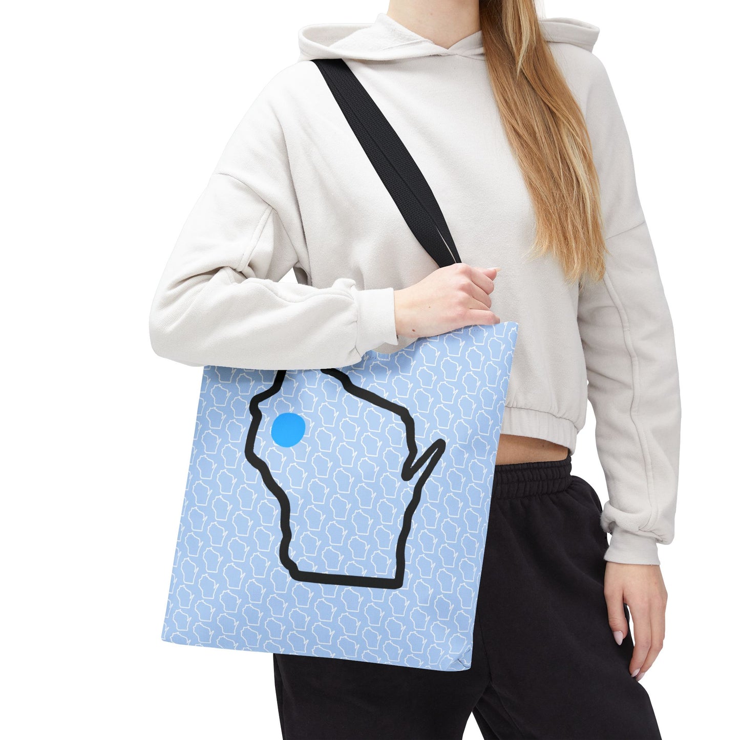 Blue Dot Red State Personalized Tote | Custom Zip Code Democratic Reusable Bag