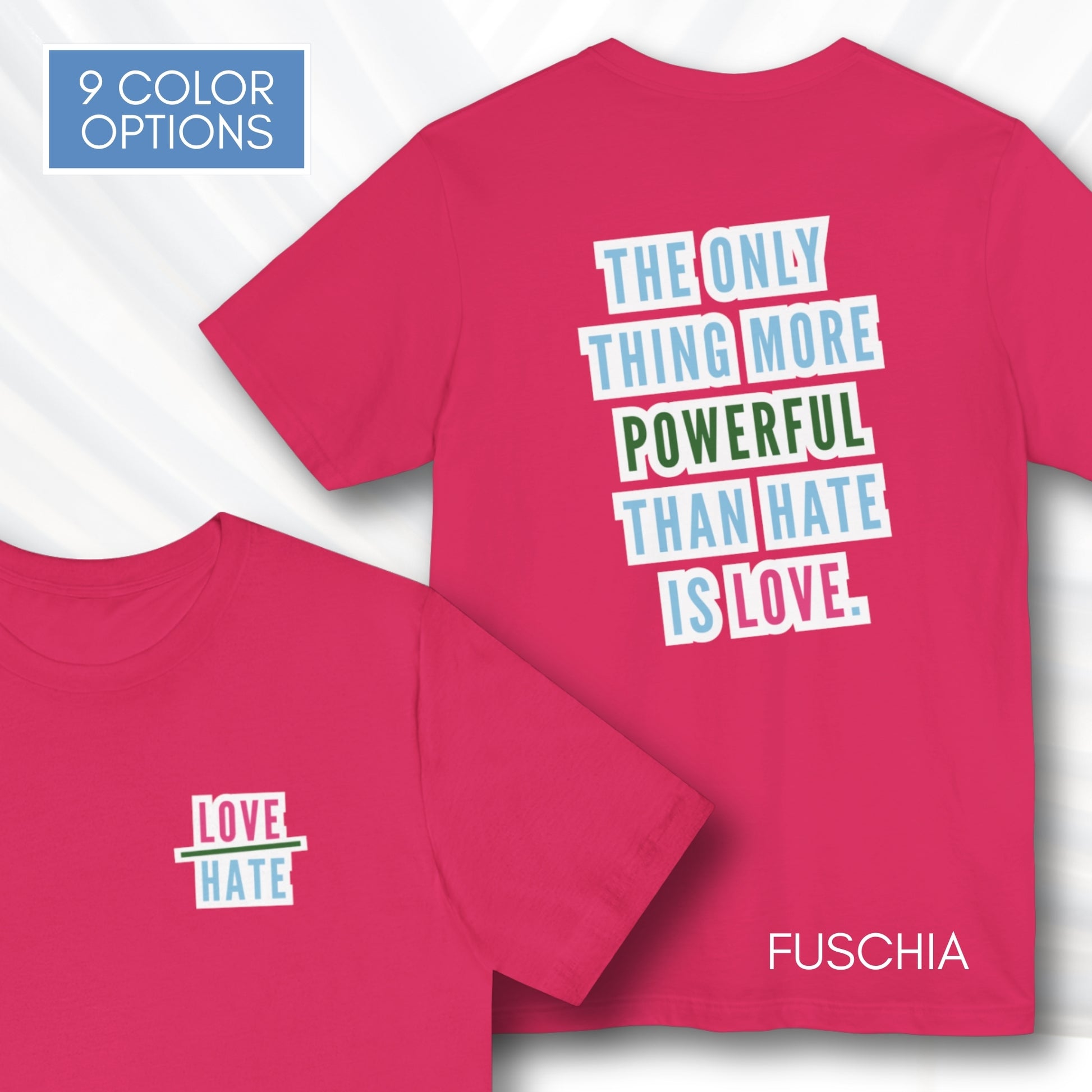 Love-Over-Hate-Power-of-Love-Bad-Bunny-Inspired-T-Shirt-Graphic-Tee